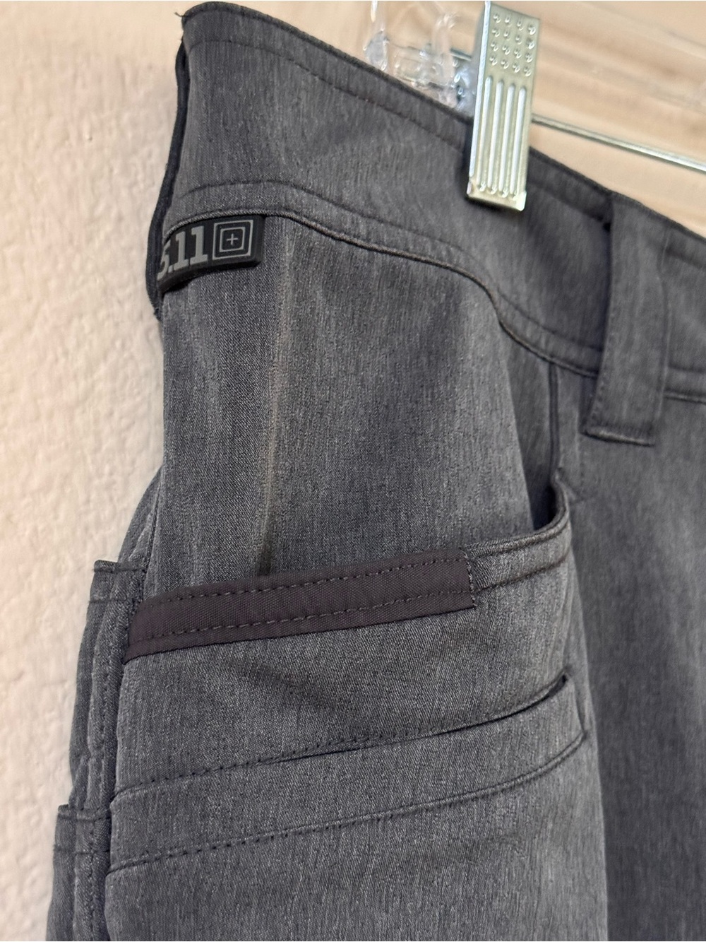 5.11 Tactical Apex Performance Utility Shorts Charcoal Grey Men 40 No Size Tag - Picture 2 of 6
